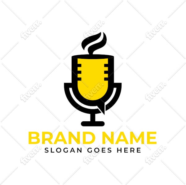 Microphone Logo Maker Create a Microphone Logo Fiverr